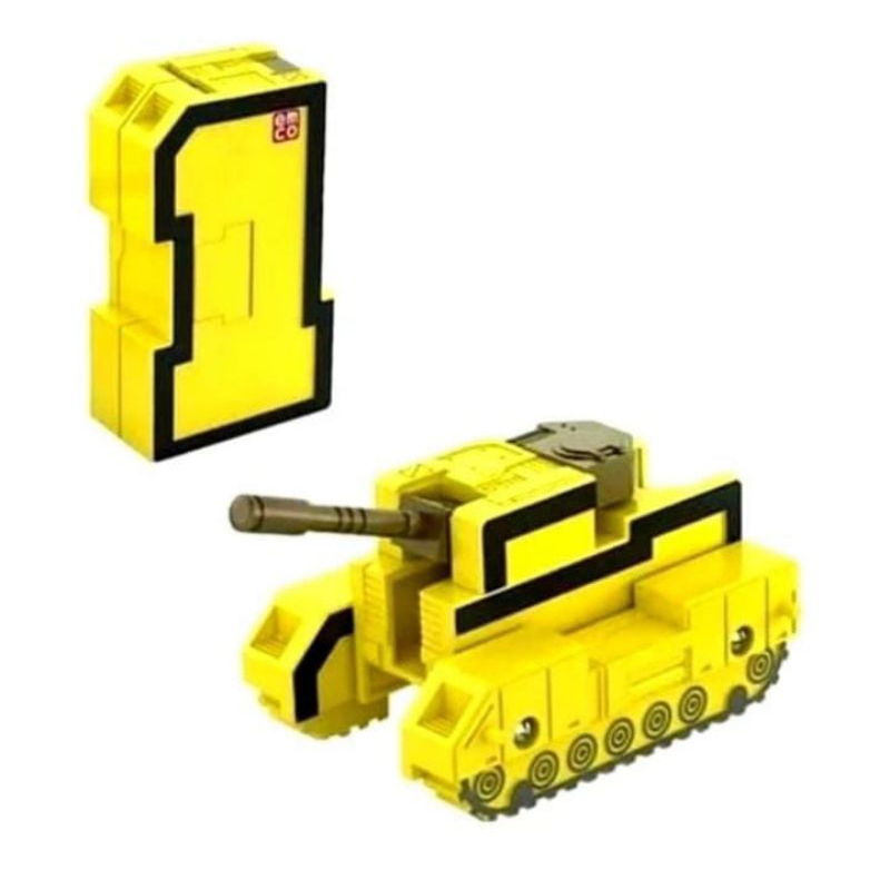 EMCO MEGA BOTZ POCKET MORPHERS 1 ANGKA SATU NUMBER NUMBERS ONE MEGABOTZ ANGKA SATU ROBOT ANGKA ROBOT