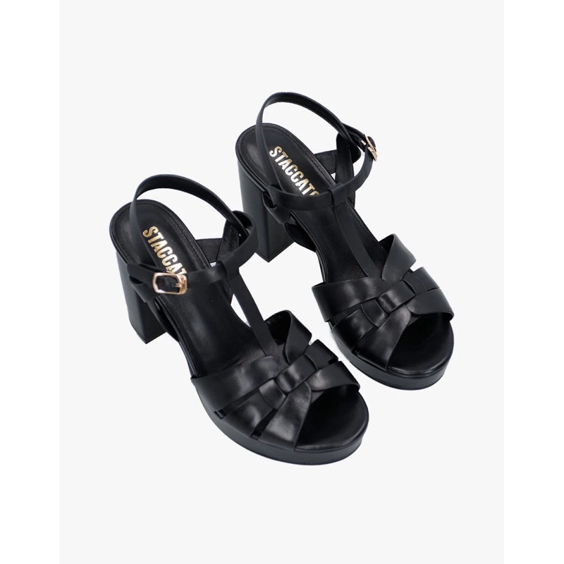STACCATO HEELS BLACK AUTHENTIC