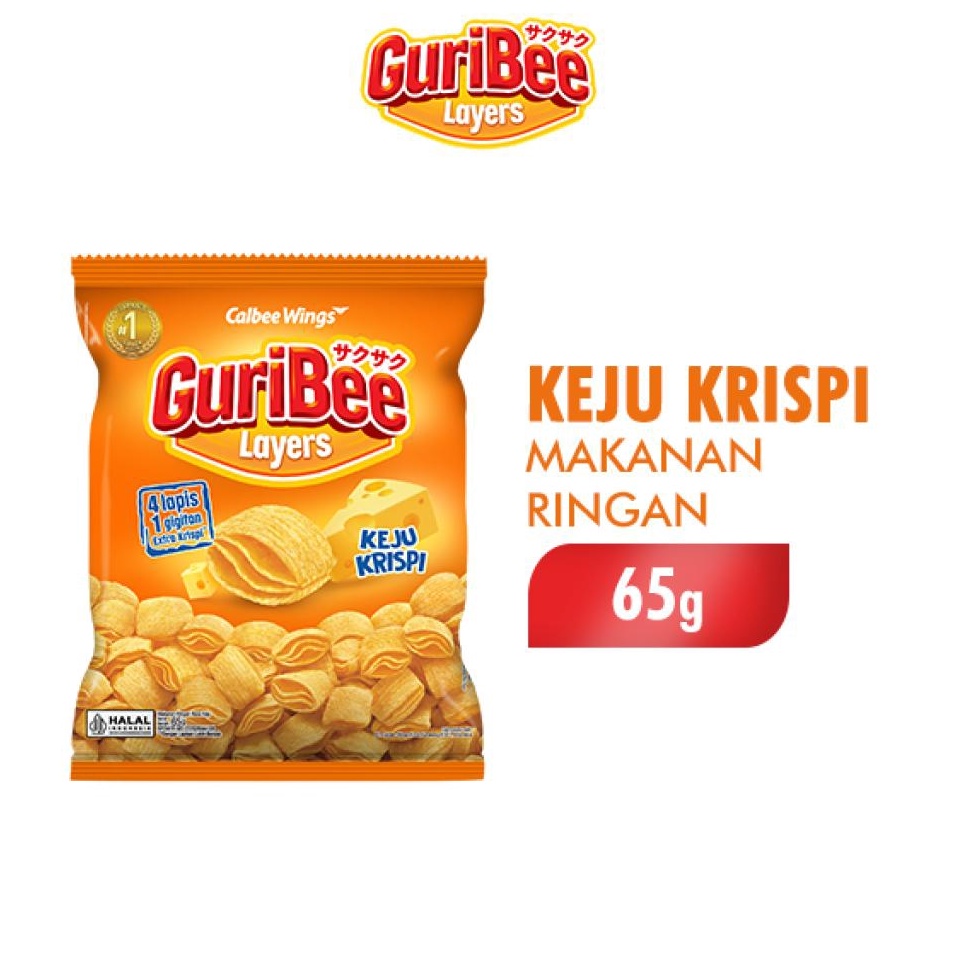 

Ready Guribee Keju 65 gr