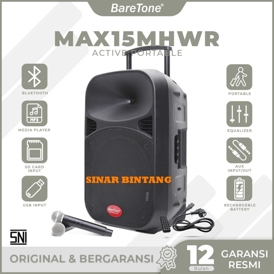 Meeting Portable Wireless baretone MAX15MHWR MAX 15MHWR