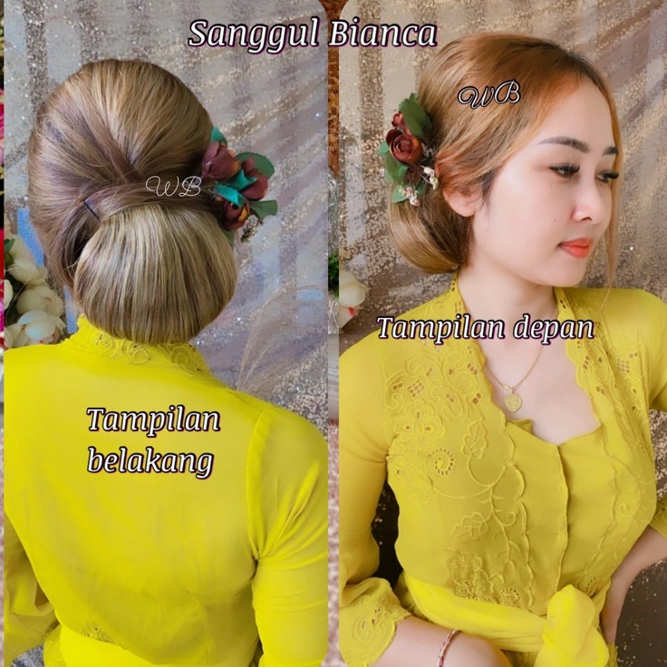 Promo Flash sanggul bianca by wadon bali sanggul hairdo premium sanggul premium modern sanggul wadon