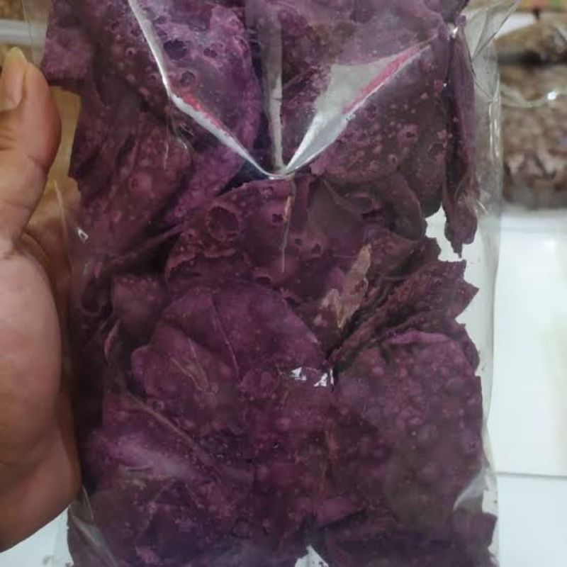 

Keripik ubi ungu oleh-oleh khas Sumatera Barat berat 200 gr
