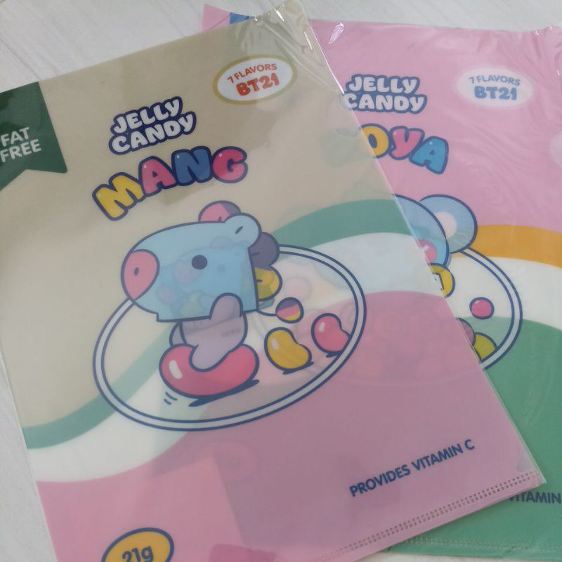 

[BT21 SALE] BT21 CLEAR FILE HOLDER A4