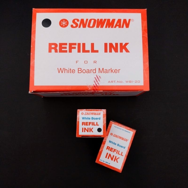 

(1 pack) Snowman Refill Ink WhiteBoard Marker WBI-20