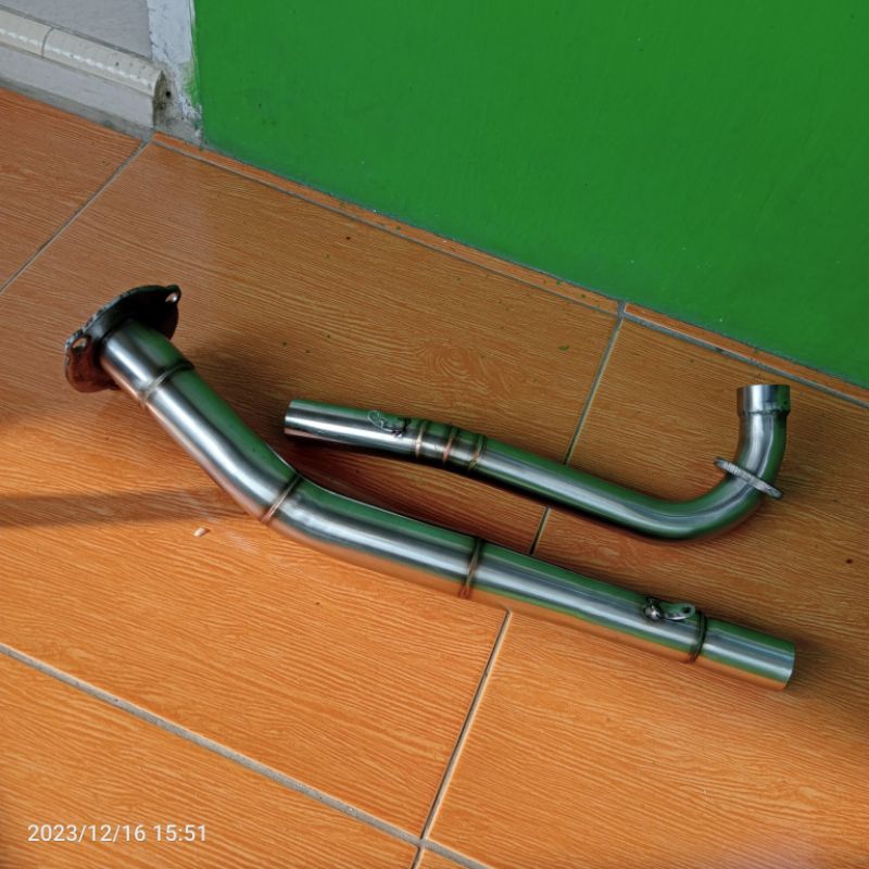 LEHER KNALPOT SUPRA 125 PNP KNALPOT ORI