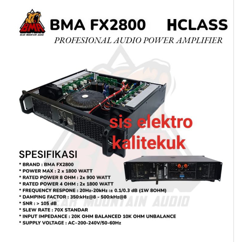 Power BMA FX2800 Original