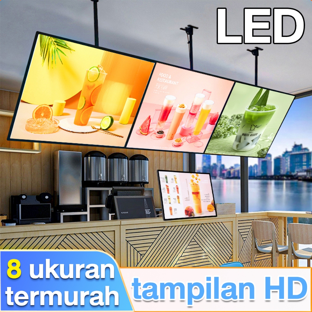 3 years warranty LED Cafe Menu Board Yang termurah papan menu LED / papan menu cafe / led display / 