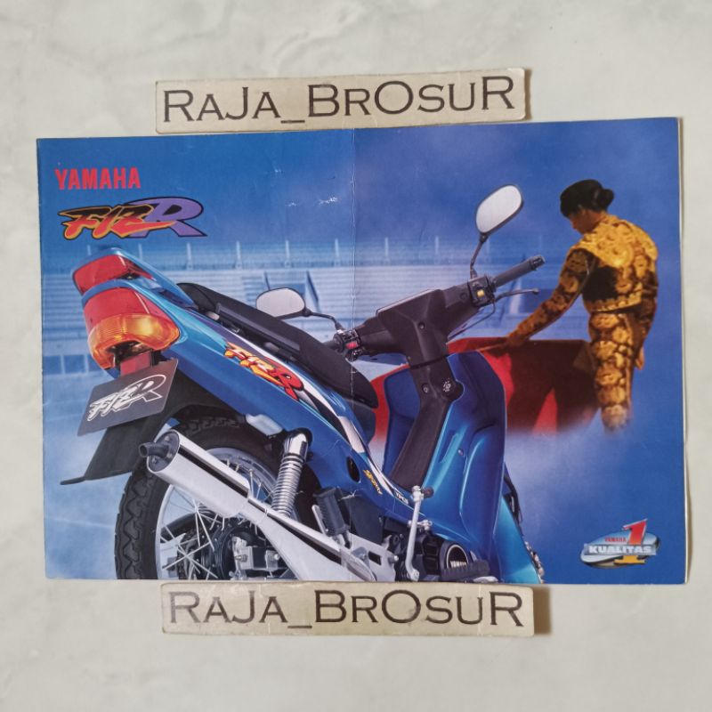 Poster brosur katalog leaflet jadul lawas Yamaha F1ZR F1 ZR Force 1ZR 1997-1998