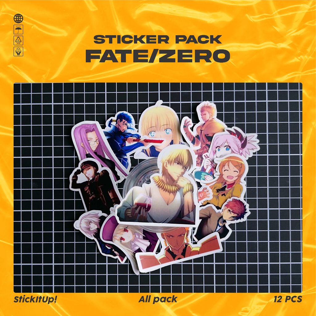 

COD✨ StickItUp Stiker Pack Anime Fate Zero Lucu Colorfull Keren Untuk Koper Laptop Skateboard