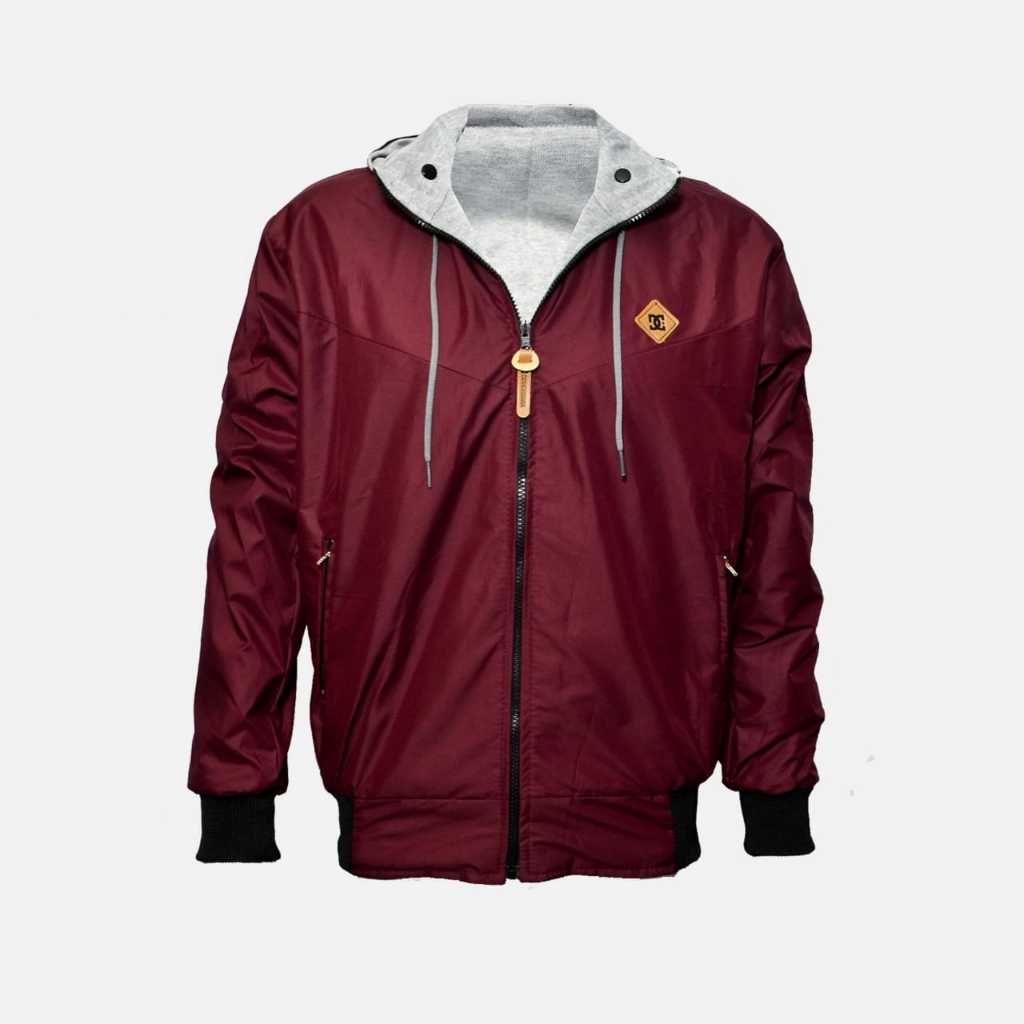 JAKET BB JAKET DC BOLAK BALIK JAKET BB DC PRIA-WANITA SIZE L - XL