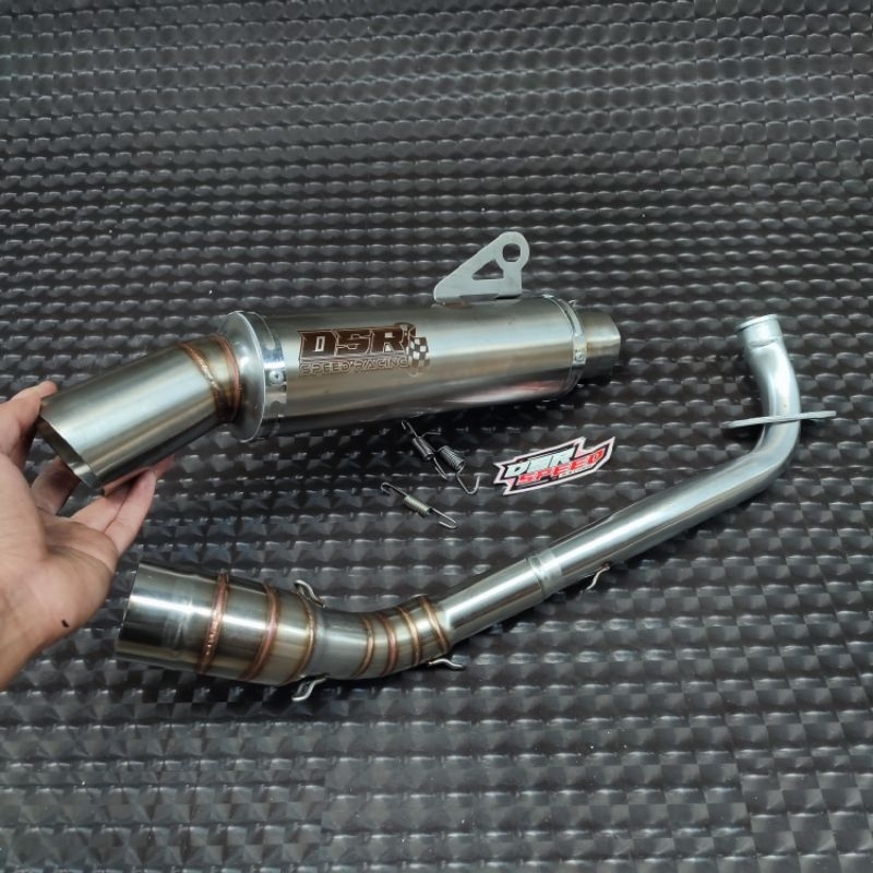 Knalpot DSR Titan type Standar Non Cobra Inlet 38 45 50mm