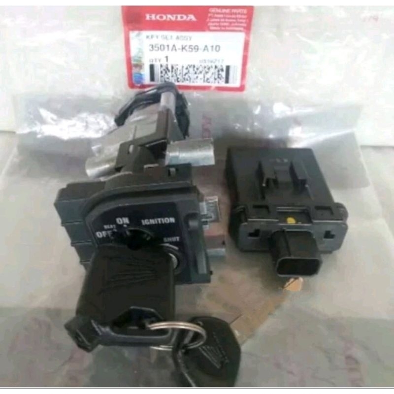 Kunci Kontak Assy Atau Keyset Assy Vario 150 Vario 125 Led  Ori AHM