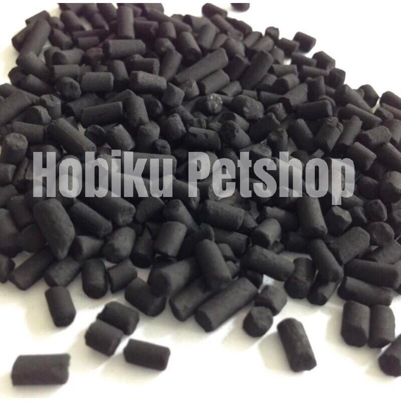 Karbon Carbon Aktif Bentuk Stick Pelet Media Filter Aquarium Kolam Ikan