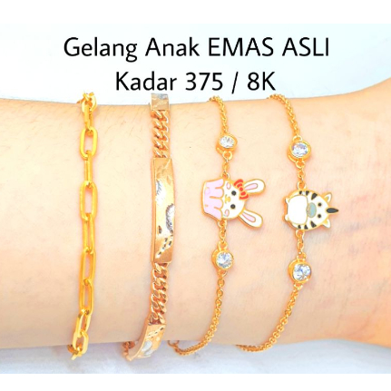 GELANG SET BAYI MOTIF KARTUN