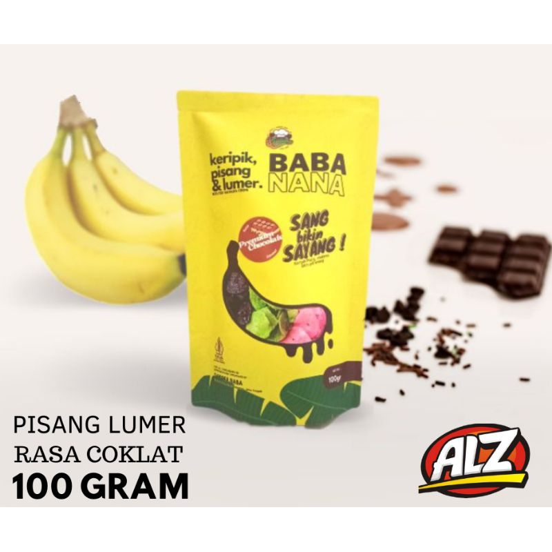 

DAPOER BABA KERIPIK PISANG Lumer Rasa Coklat 100 Gram