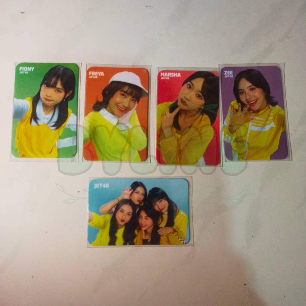 [Limited] Photocard JKT48 X Japota (PC JKT48 Japota) - Zee Freya Fiony Freya -