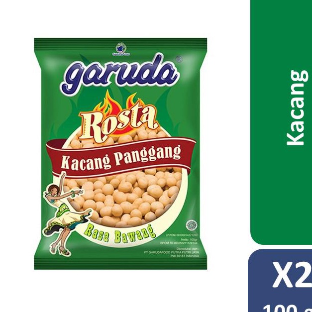 

KODE XSC311 Garuda Rosta Kacang Panggang Rasa Bawang 1gr x2