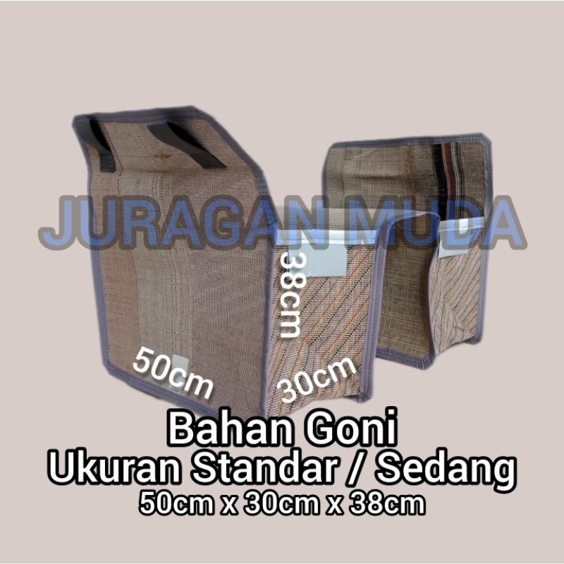tas obrok/tas kurir/bronjong motor bahan goni tebal