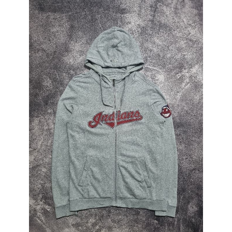 HOODIE ZIPPER MLB INDIAN