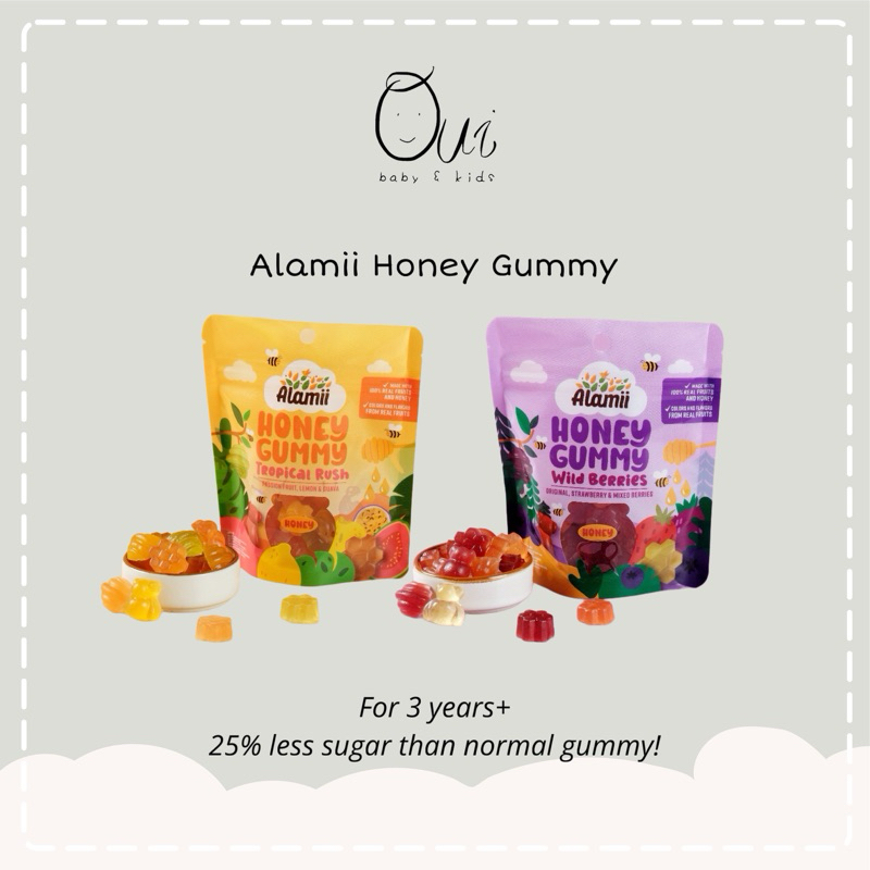 

Alamii Honey Gummy / 3 tahun+