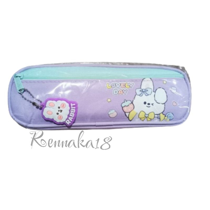 

kotak pensil kanvas/ kain pastel