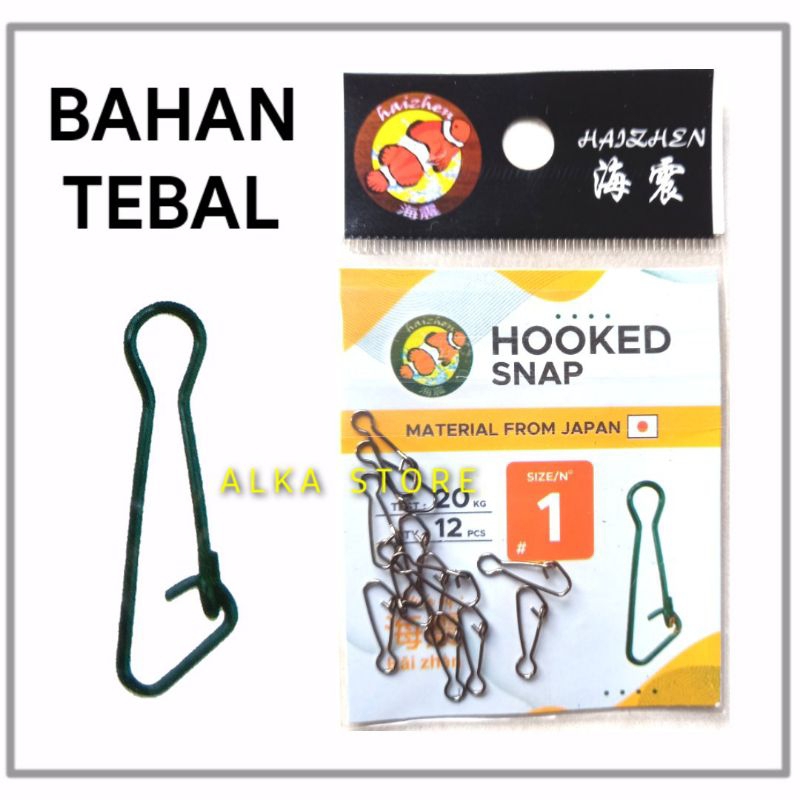 Hooked Snap Pancing KUAT Bahan Tebal