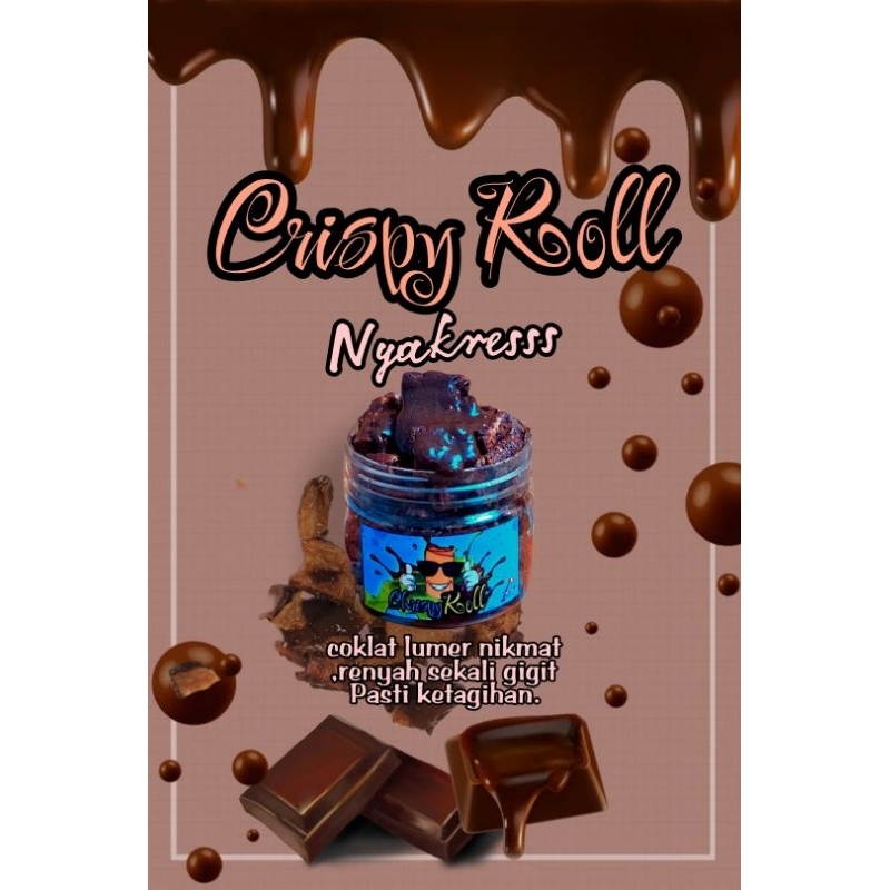 

crispy roll kriuk coklat lumer