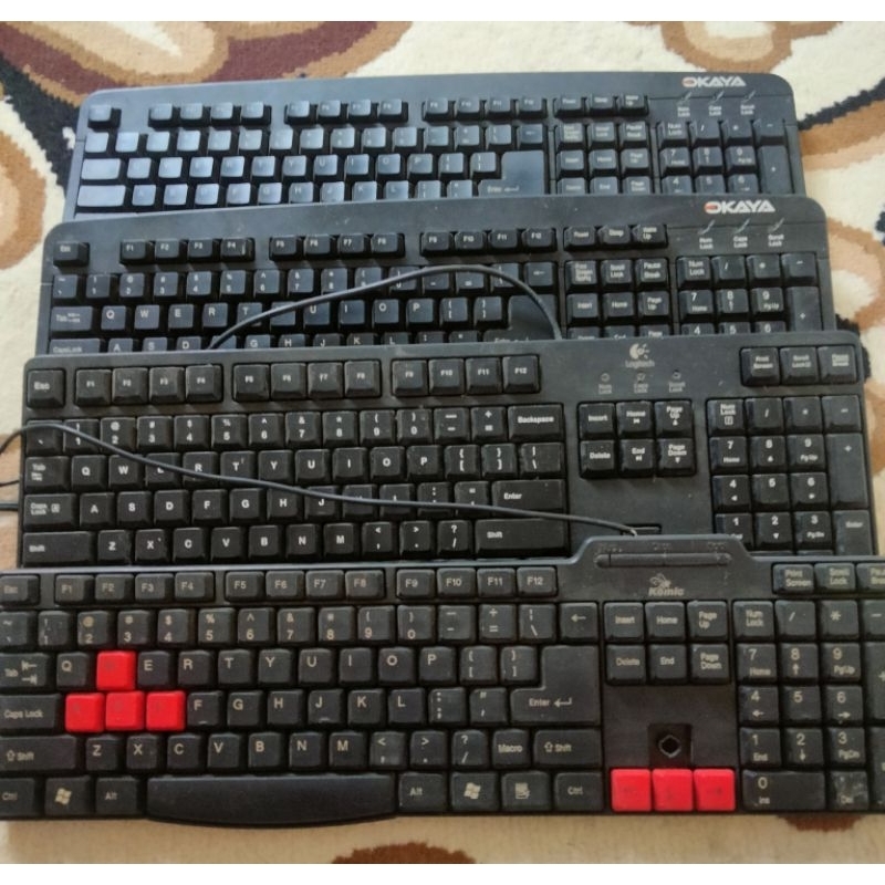 KEYBOARD DAN MOUSE KOMPUTER BEKAS PAKAI