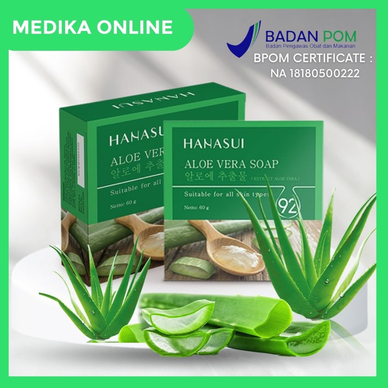 sabun wajah pria hanasui bar shop all varian aloevera shop onlineclinic