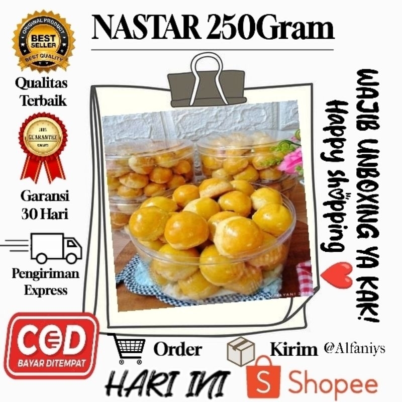 

KUE KERING NASTAR || Kue Nastar isi 250gram (1/4 kg) || Homemade