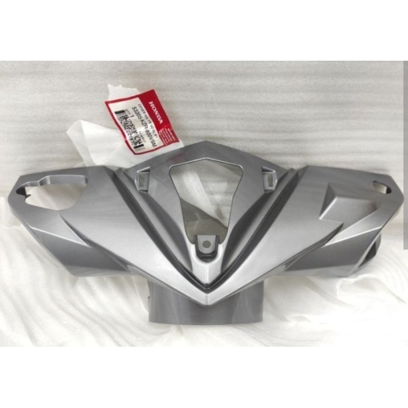 53205 KZR 600VSM COVER BATOK DEPAN VARIO 125 LAMA SILVER ORIGINAL AHM