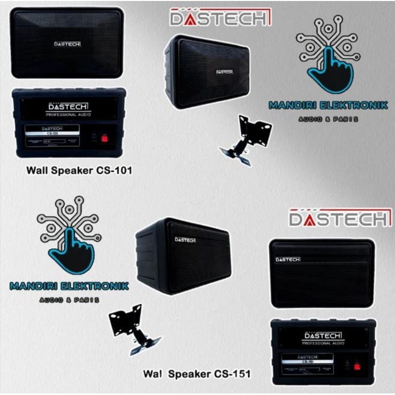 WALL SPEAKER PASIF 4 inch CS-151 DASTECH