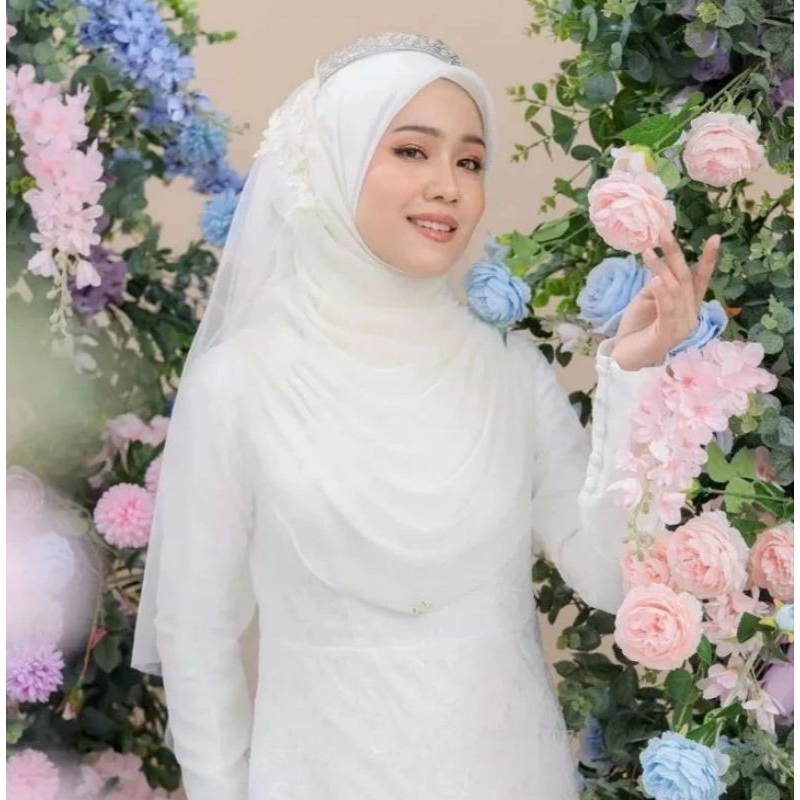 PHASMINA MALAYSIA BAWAL CURVE SHAWL