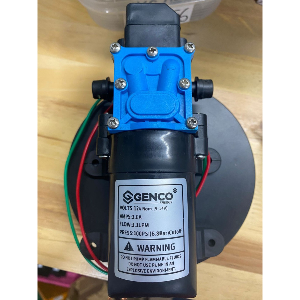Pompa Air Dinamo Sprayer Elektrik 12V DC Water Pump 100 Psi