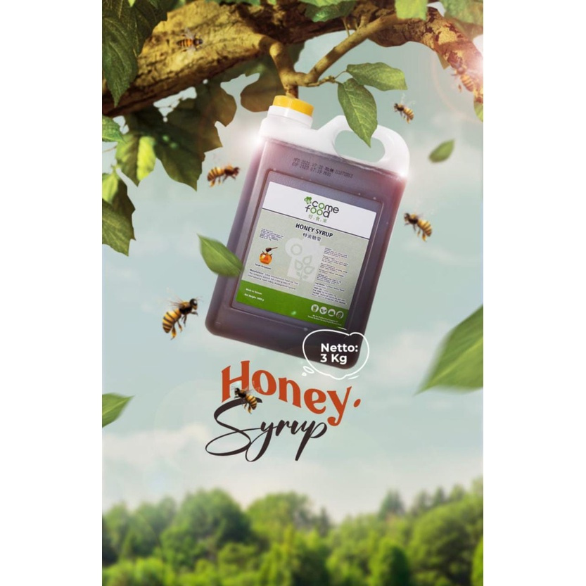 

Come food Honey Syrup 3kg comefood cair madu sirup 3liter comefood 3lt