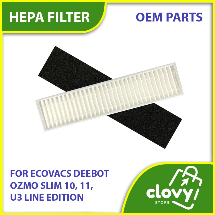 Hepa Filter for Ecovacs Deebot OZMO Slim 11, 10, U3 Line Edition