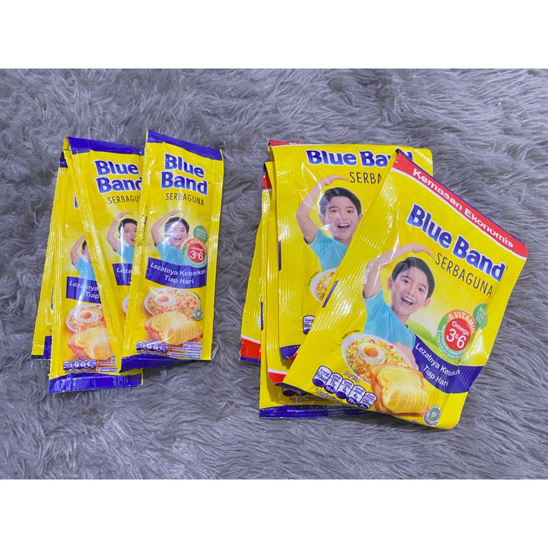 

blueband kemasan ekonomis 20gr & 50gr isi 6pcs