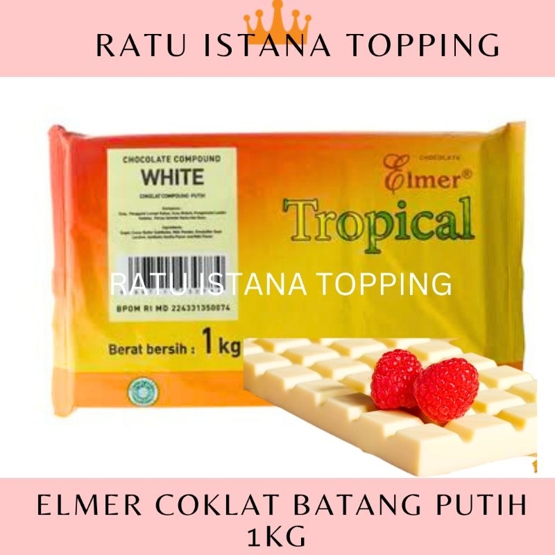 

ELMER COKLAT BATANG 1 KG-ELMER COMPOUND WHITE-COKLAT BLOK ELMER PUTIH