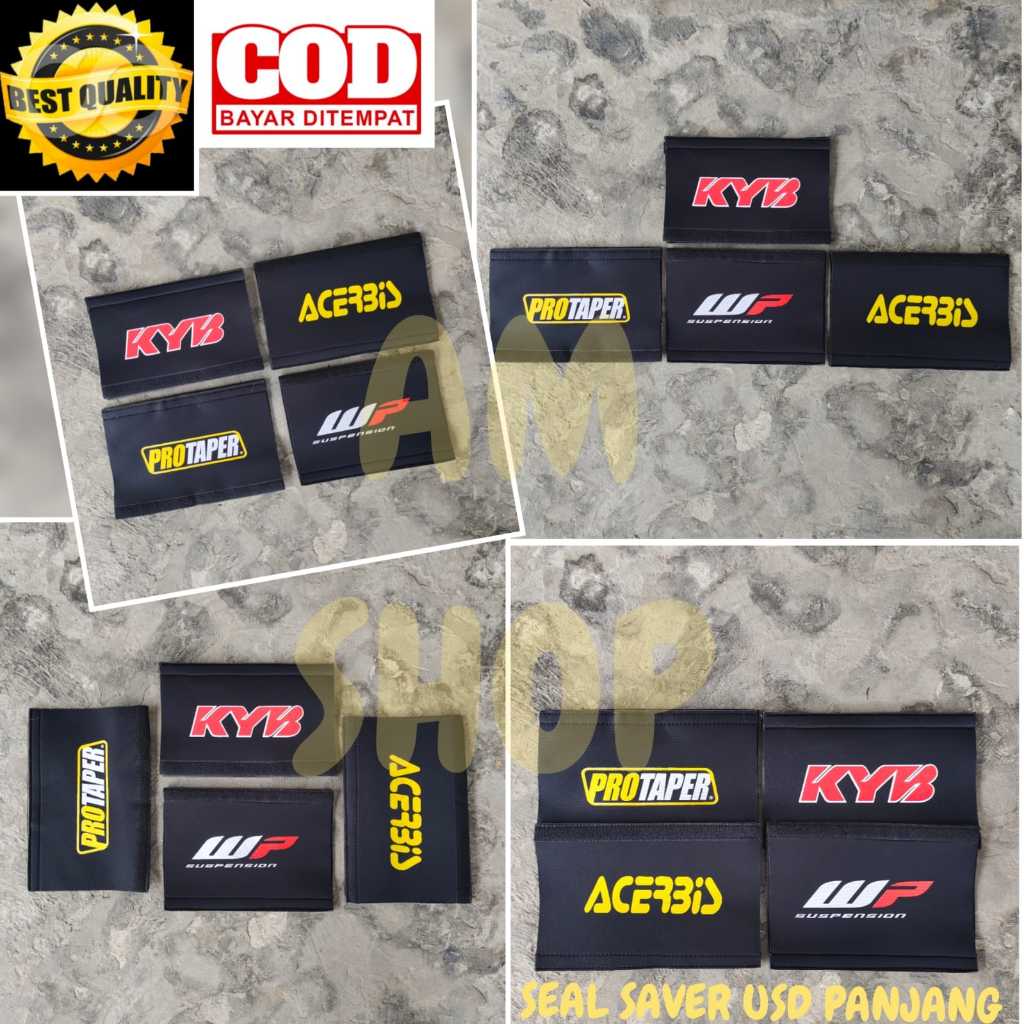 SEAL SAVER USD PANJANG PELINDUNG SHOCK DEPAN MOTOR TRAIL SUPERMOTO MOTOCROSS