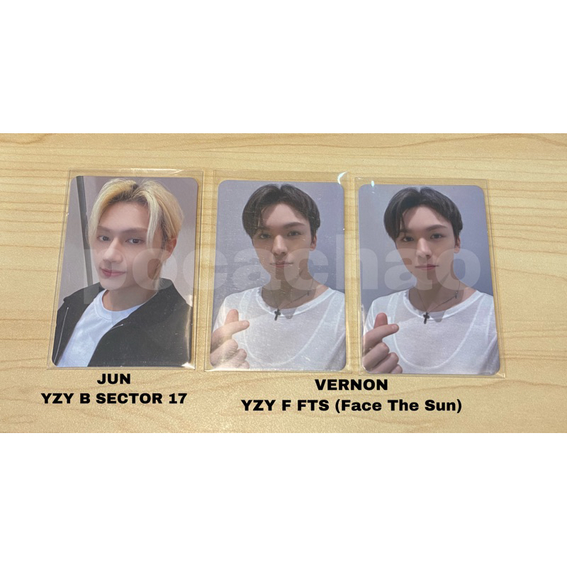 JUN YIZHIYU SECTOR17, VERNON YIZHIYU F FTS (Face The Sun) YZY SEVENTEEN