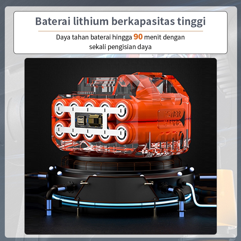 Promo Mukete 298v/398v/598v Baterai Li-ion bor Baterai tangan/impact baterai/bor baterai Tampilkan