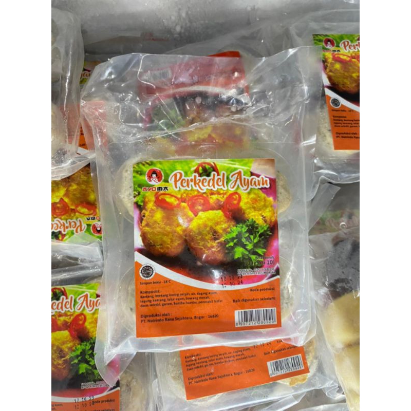 

Ayoma perkedel ayam 300 gr isi 10