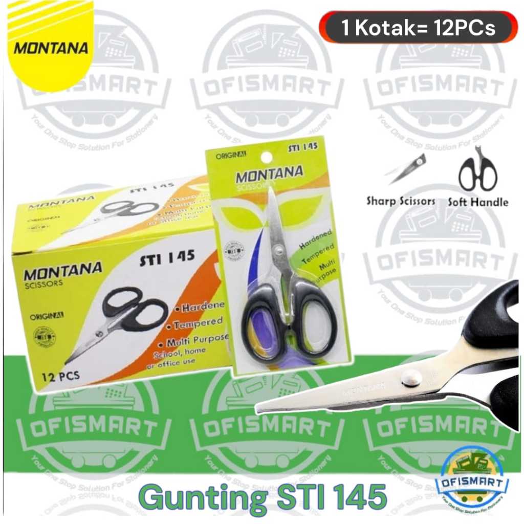 

Montana Scissors Gunting STI-145 | @1Ktk=12PCs