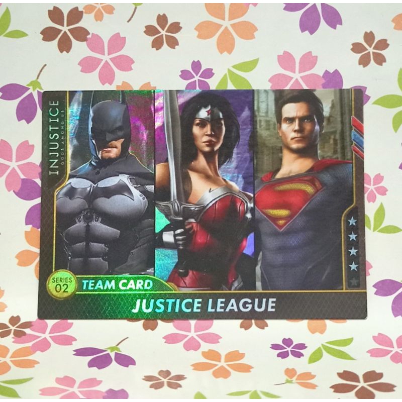 injustice platinum card team card FOIL JUSTICE LEAGUE no.106