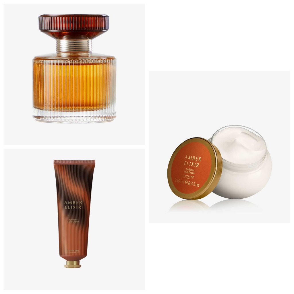 Amber Eau de Parfum 50ML, Handcream 75ML & Body Cream 250ML Oriflame