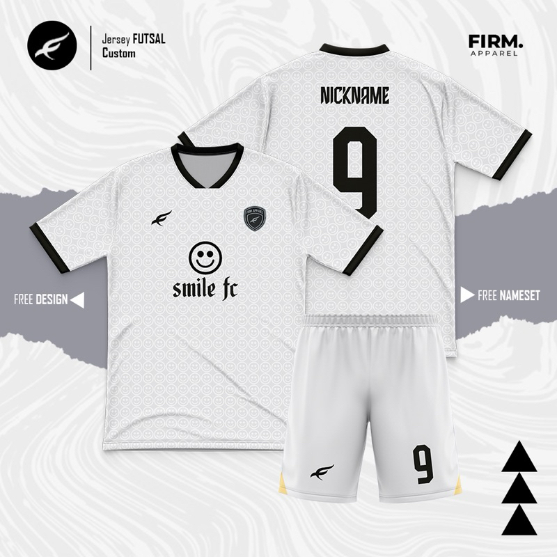 Jersey futsal dan sepakbola polos custom satuan free namset / Kersey sepakbola