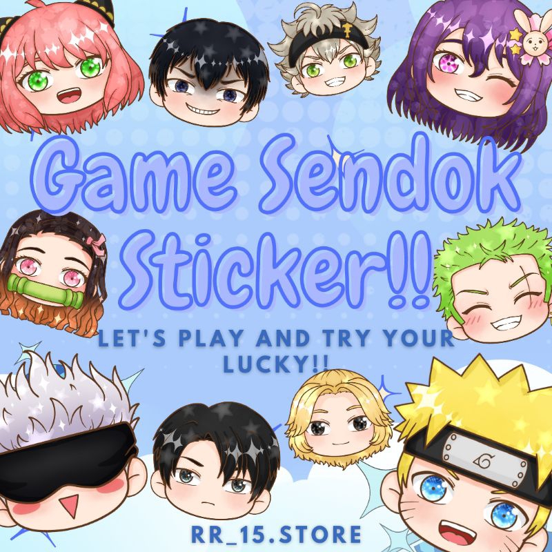 

Sendok Stiker Anime Fanmerch By Rin15