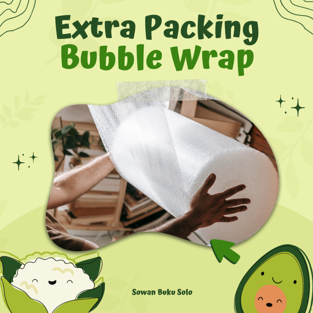 

[EXTRA PACKING] Bubble Wrap Tambahan Khusus Pembeli Sowan Buku Solo