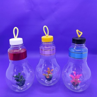 BOTOL AQUARIUM PLASTIK BOHLAM MINI IKAN HIAS CUPANG GLOFIS DANIO