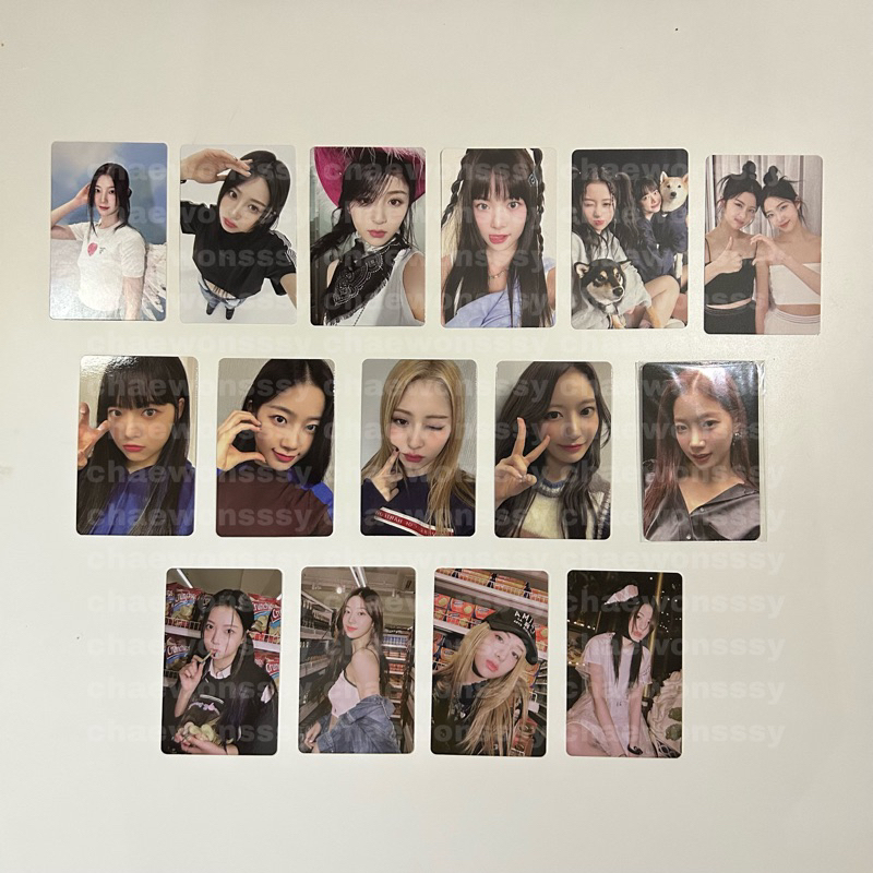 pc photocard lesserafim sakura yunjin kazuha eunchae unforgiven antifragile